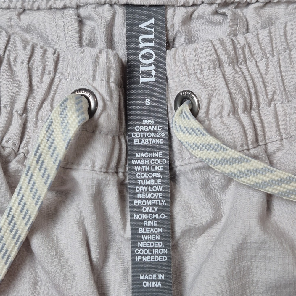 Vuori Women's Size S VW450 Ripstop Drawstring Cuffed Pants Organic Cotton - Picture 5 of 6